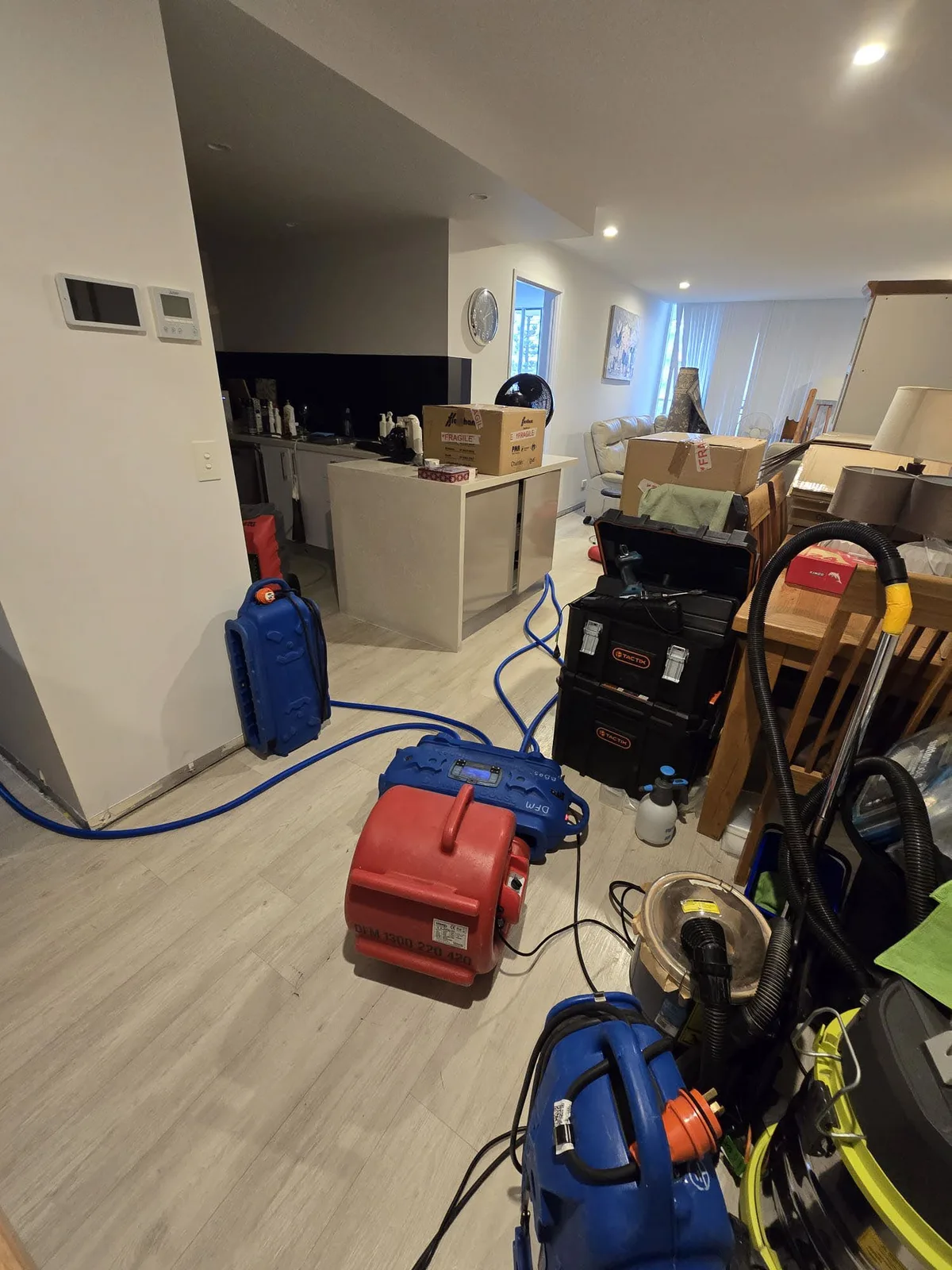 Apartment Complex Water Damage Restoration — Four Levels, Victoria